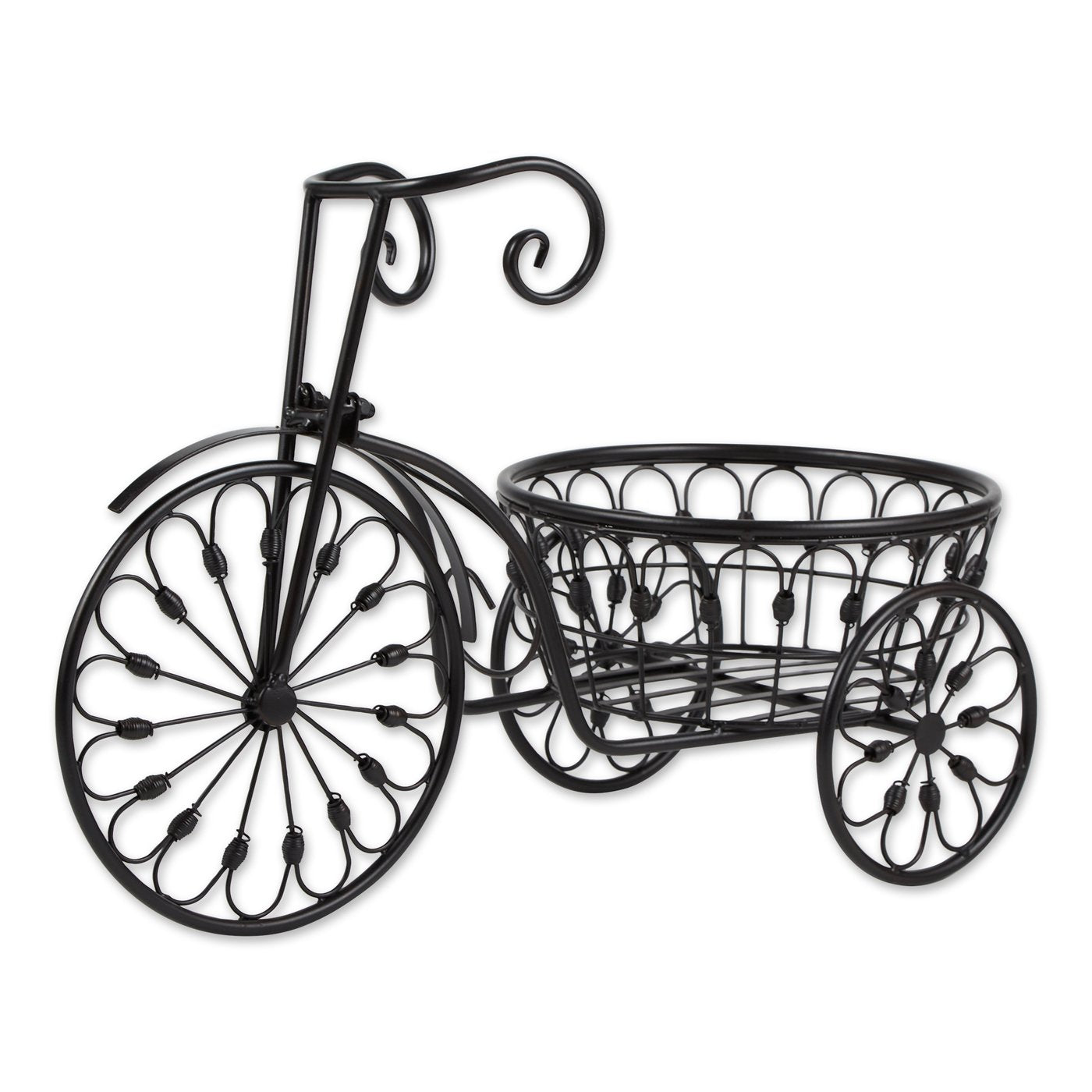 Wrought Iron Bicycle Plant Stand Garden Decor