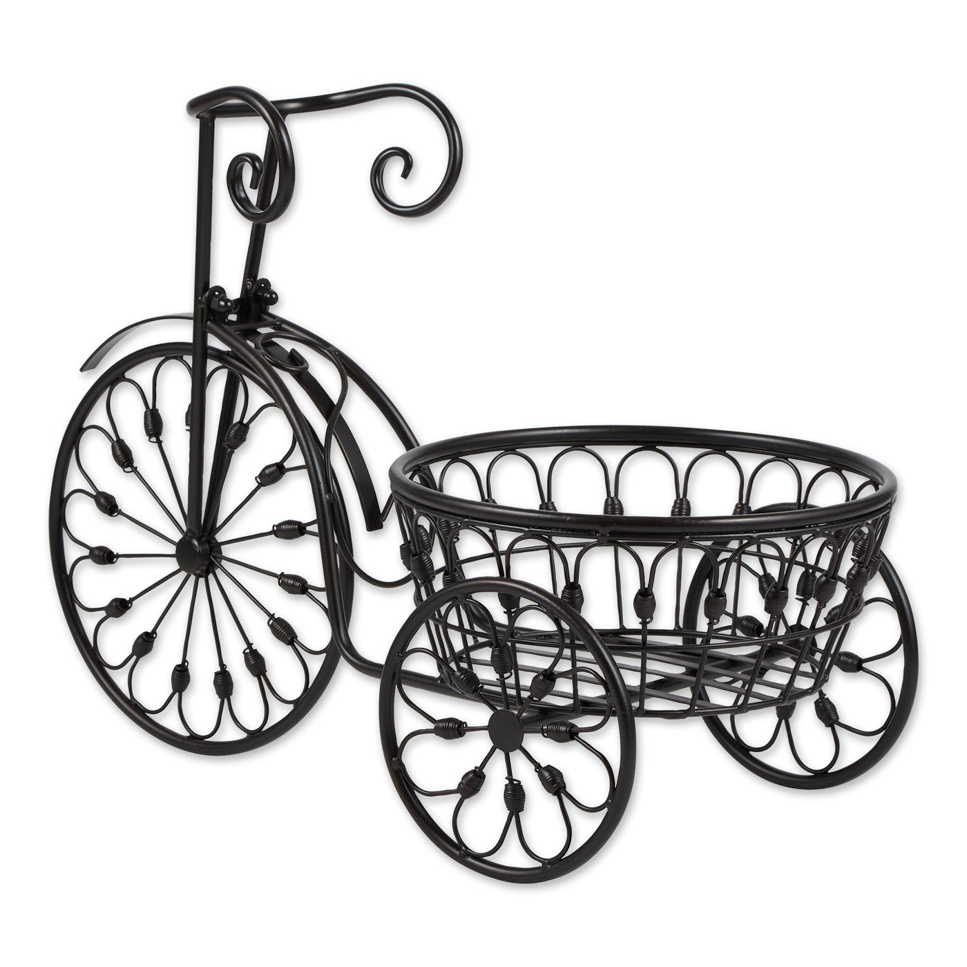 Wrought Iron Bicycle Plant Stand Garden Decor
