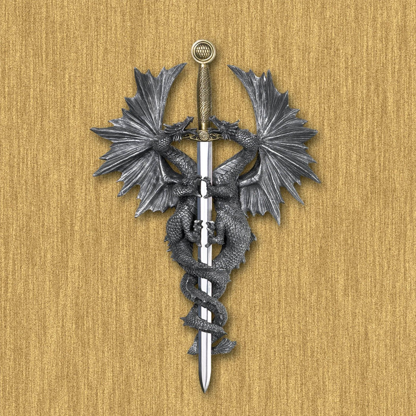Dragon Dagger Wall Plaque Myth Fantasy and Legend Collectible Home Decor
