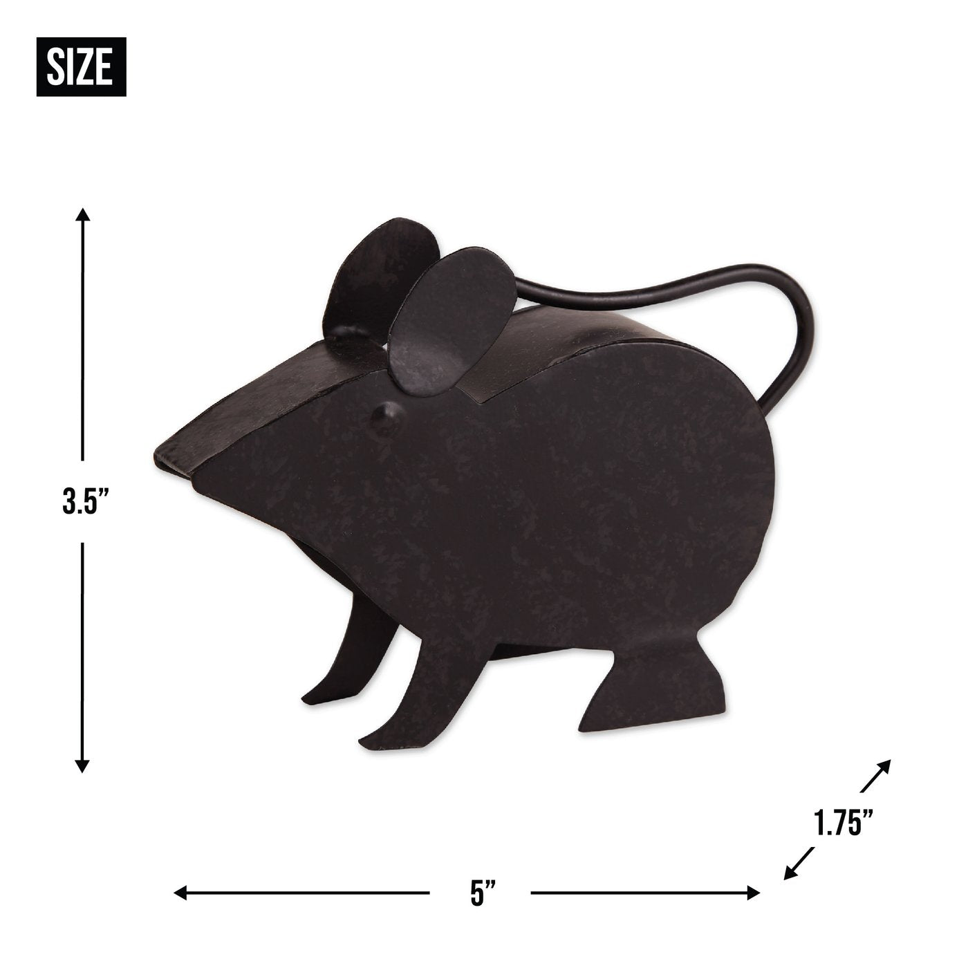 Cat with Mice Iron Sculpture Garden Home Decor