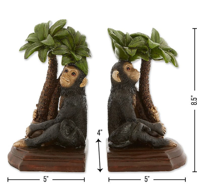 Monkey Bookends Set of 2 Home Decor