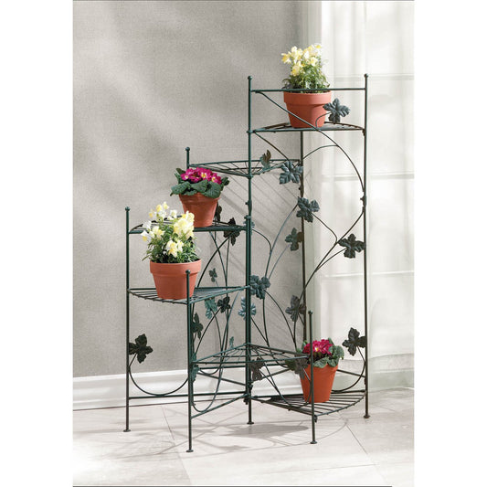 Ivy Design Iron Staircase Plant Stand Garden Home Decor