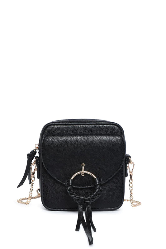 Addison Crossbody handbag black chain strap